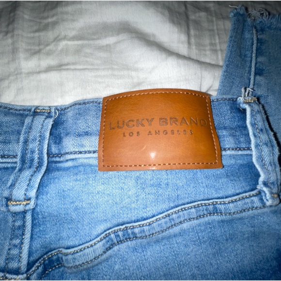 Lucky Brand Mid Rise Skinny Ava jeans womens denim 6 28a ankle light blue 28 - Picture 3 of 10